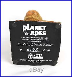 PLANET OF THE APES Dr. Zaius Bust by SOTA from'02 #196 RARE POTA Collectible