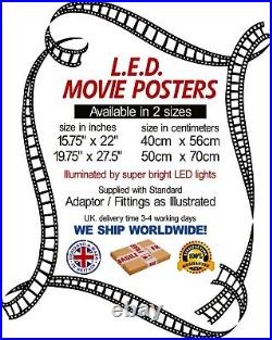 PLANET OF THE APES Light up movie poster backlit led sign home cinema film room