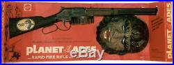 PLANET OF THE APES MASK FROM MATTEL RAPID FIRE RIFLE & APE MASK SET -1970's-RARE