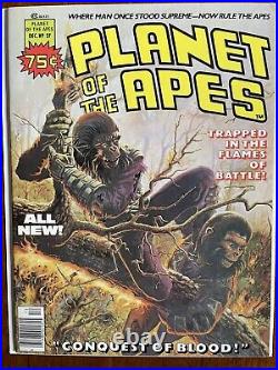 PLANET OF THE APES Magazines (1974) 1 3 4 5 6(x2) 7 18 19 20 22 27 LOT- SEE PICS