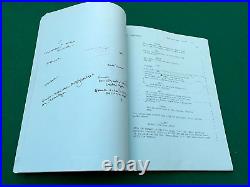 PLANET OF THE APES Original Production Used Script of Helena Bonham Carter