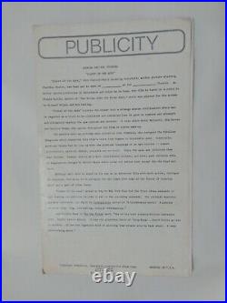 PLANET OF THE APES Original Publicity Brochure Press Book 20th Century Fox 1968