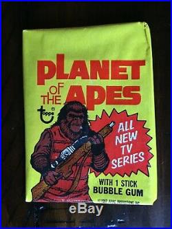 PLANET OF THE APES by TOPPS (1975) Full Box of 36 Unopened Wax Packs