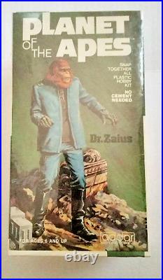 PLANET Of THE APES Model Dr. Zaius Addar New Sealed 1973 Vintage Great Graphics