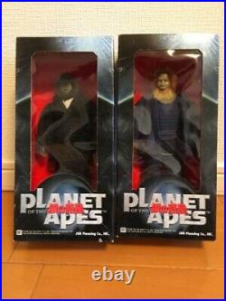 PLANET of THE APES Figure Set of 2 Jun Planning Japan with Keychain G9965