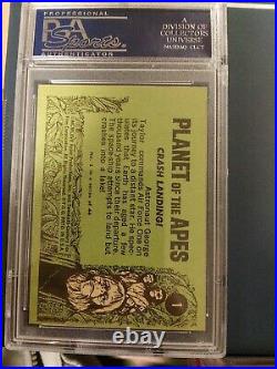 PSA 8. 1969 Planet Of The Apes, Crasg Landing #1