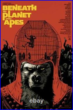 Pair Mondo BENEATH THE PLANET OF THE APES Original & Variant Posters Paolo