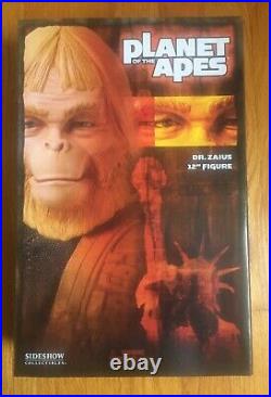 Planet Of Apes Dr Zaius Forbidden Zone Sideshow Exclusive 1/6 Figure NRFB MISB