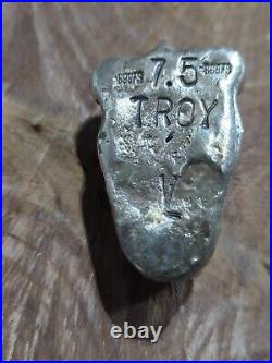 Planet Of The Ape/ King Kong Hand poured 999 silver 7.49-7.51 troy oz