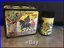 Planet Of The Apes 1974 Vintage Metal Lunchbox With Thermos GC