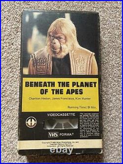 Planet Of The Apes 1980 (Magnetic VHS Video Tape) Charlton Heston