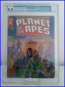 Planet Of The Apes # 1 Cgc 9.4 Marvel Curtis 1st Print Cents 1974