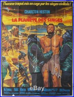Planet Of The Apes 6 French Posters This Cult Serie Great Opportunity