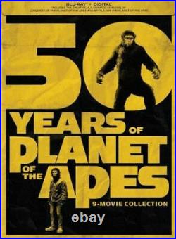 Planet Of The Apes 9 -movie Collection New Bluray