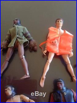 Planet Of The Apes Action Figures Vintage Mego 1971 Astronauts Apes Duffel Bag