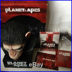 Planet Of The Apes Caesars Warrior Collection Blu-ray Box-set Bust Head 8 Films