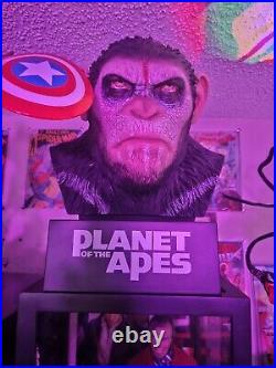 Planet Of The Apes Caesars Warrior Collection Sculpture Bust