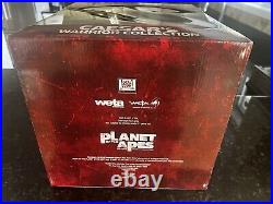 Planet Of The Apes Caesars Warrior Collection Sculpture Bust NEW Box DVD 2014