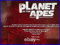 Planet Of The Apes Caesars Warrior Collection Sculpture Bust NEW Box DVD 2014