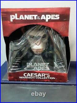 Planet Of The Apes Caesars Warrior Collection Sculpture Bust Packaging Damaged