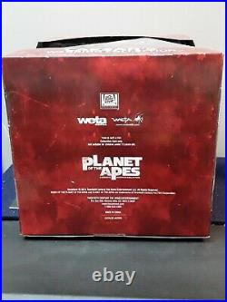 Planet Of The Apes Caesars Warrior Collection Sculpture Bust Packaging Damaged