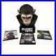 Planet Of The Apes Collectible Head Bust Caesar Sculpture Bust w Dvd Trilogy Set
