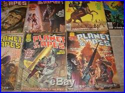 Planet Of The Apes Comic Magazine Rare Complete Lot 1-29 1974 Movie Curtis Run