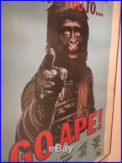 Planet Of The Apes. Go Ape! Original 1974 Promotional Movie Poster