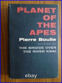 Planet Of The Apes Hardcover Pierre Boulle 1963 With Dust Jacket VG