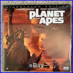Planet Of The Apes Lot COMPLETE 5 Film Series Laserdisc -VERY RARE LATE RELEASES