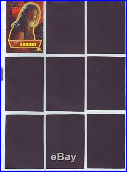 Planet Of The Apes Master Set By Topps In 2001