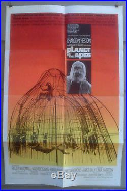 Planet Of The Apes Orig 1968 Near Mint One-sheet