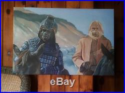 Planet Of The Apes Original Oil Painting