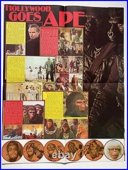 Planet Of The Apes Poster Magazine General Urko 1974 Vintage