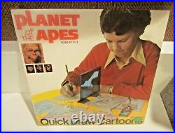 Planet Of The Apes Quick Draw Cartoons #3380 Pressman 1970's Mint In Box -sealed