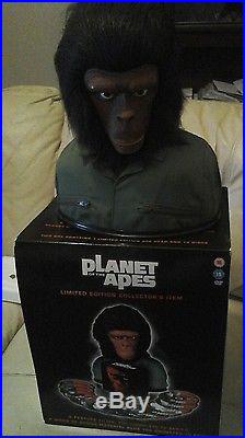 Planet Of The Apes Rare Limited Edition Collectors Head And DVD Collection