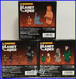 Planet Of The Apes Taylor, Cornelius & General Ursus Kubrick Sets By Medicom