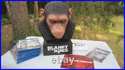 Planet Of The Apes The Apes CAESARS Primal Box DVD 8 Blu-Ray