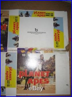 Planet Of The Apes Topps Card 36ct Triple Display Box Unscored Unfolded Proof