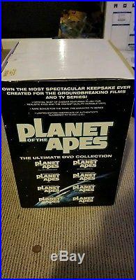 Planet Of The Apes Ultimate 15 DVD Caesar Bust Box Set Movies Tv Cartoon Numberd