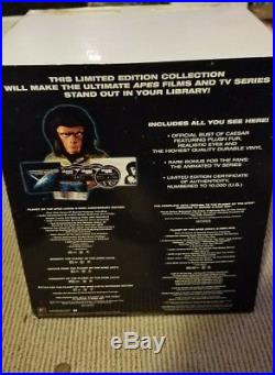 Planet Of The Apes Ultimate 15 DVD Caesar Bust Box Set Movies Tv Cartoon Numberd