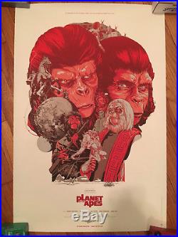 Planet Of The Apes Variant Martin Ansin Mondo Poster Art Print