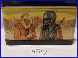 Planet Of The Apes Vintage Metal Lunch Box With Thermos 1974
