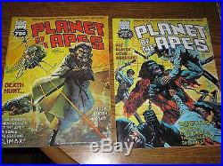 Planet Of The Apes comic magazine Marvel/Curtis Stan Lee POTA 70's HighGrade lot