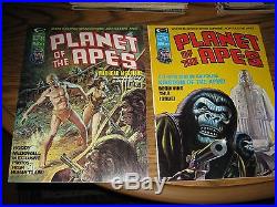 Planet Of The Apes comic magazine Marvel/Curtis Stan Lee POTA 70's HighGrade lot