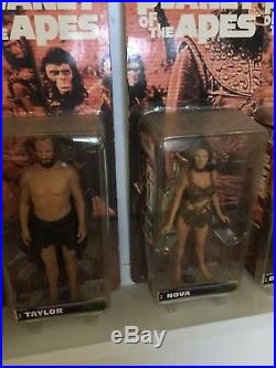 Planet Of The Apes figures, rare japanese collection, packaged by A Bathing Ape