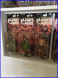 Planet Of The Apes figures, rare japanese collection, packaged by A Bathing Ape