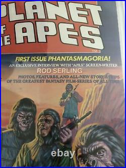 Planet of The Apes #1 Aug 1974-CGC 9.6 Marvel Magazine WHITE pages-Rod Serling