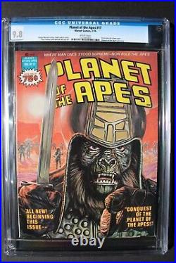 Planet of the Apes #17 Adapts CONQUEST Movie 1976 Marvel Mag Chronicles CGC 9.8