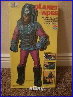 Planet of the Apes 1974 3 Dimensional Wall Plaque General Urko Factory Sealed